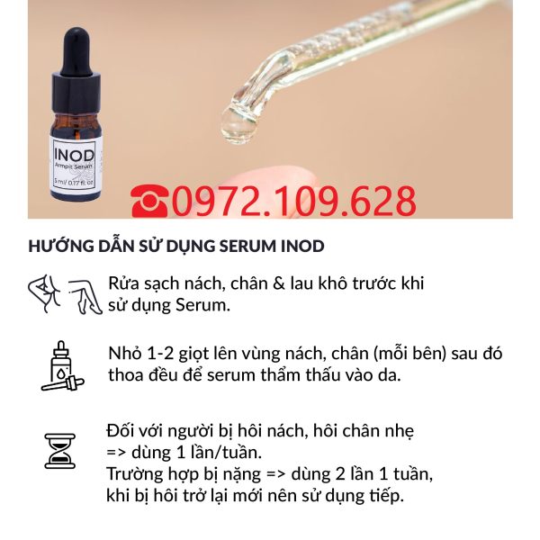 Hướng dẫn sử dụng Inod hôi nách Huyền Phi chính hãng