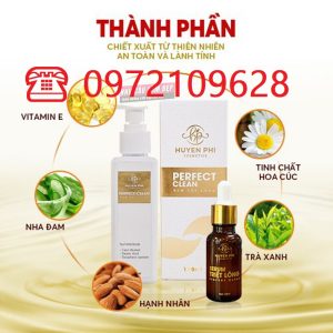 Thành phần kem tẩy lông Huyền Phi chính hãng