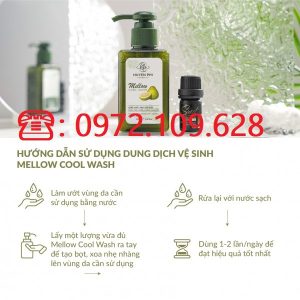 Cách sử dụng dung dịch vệ sinh phụ nữ Mellow Huyền Phi