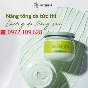 Body bơ tươi Huyền Phi - Nâng tông da tức thì - Dưỡng trắng da sâu