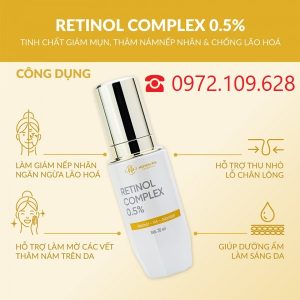 Công dụng retinol Huyền Phi đối với làn da