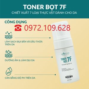 Công dụng chính của Toner bọt 7F Huyền Phi