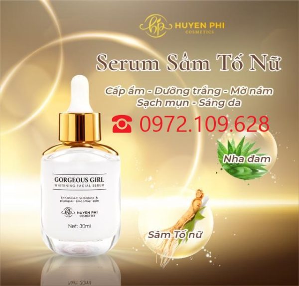 Thành phần Serum sâm tố nữ Huyền Phi