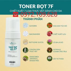 Thành phần Toner 7f Huyền Phi