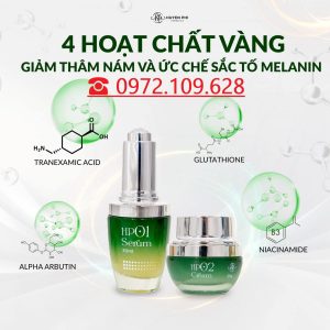 Thành phần của Combo nám Vip HP01 & HP 02 Huyền Phi