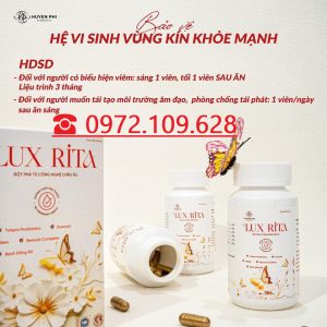 Viên uống Lux RITA Huyền Phi - Mọi chị em phụ nữ đều cần